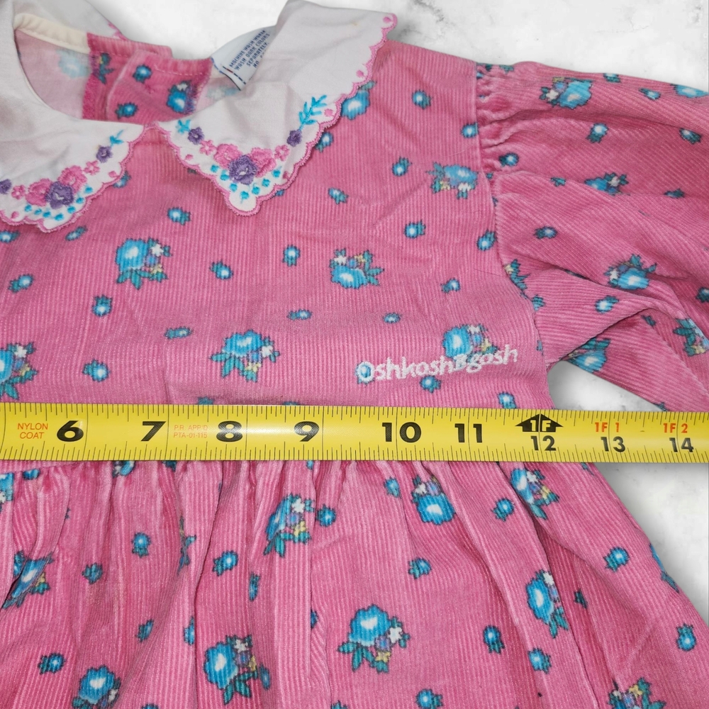 Pink Floral Long Sleeve Dress - Picture 10 of 11